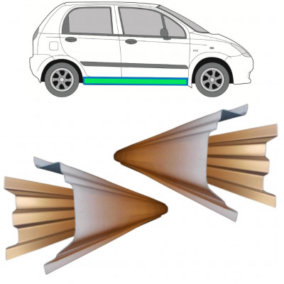 Pannello di riparazione sottoporta interno ed esterno per Chevrolet Spark 2005-2010 / Sinistra+Destra / Set 11784