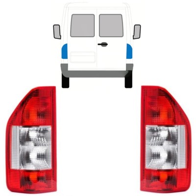 Fanale posteriore per Mercedes Sprinter 1995-2006 / Sinistra+Destra / Set 9771