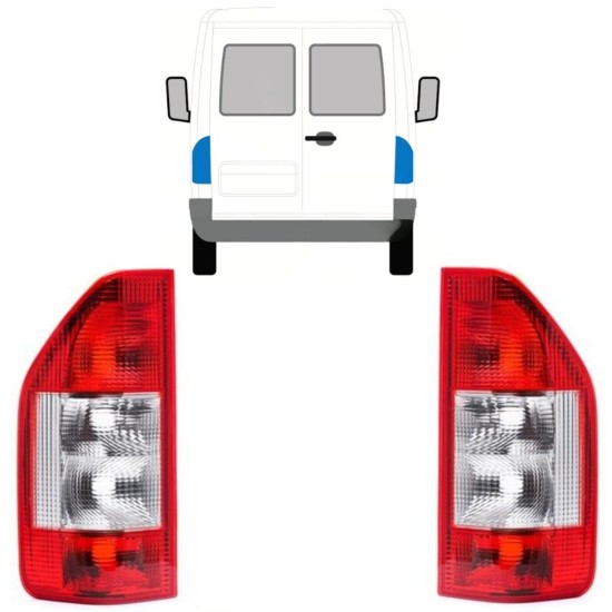 Fanale posteriore per Mercedes Sprinter 1995-2006 / Sinistra+Destra / Set 9771