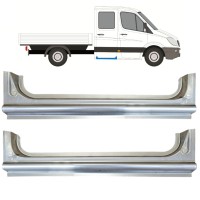 Lamiera di riparazione sottoporta posteriore per Volkswagen Crafter 2005-2017 / Sinistra+Destra 15520