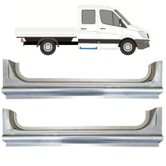 Lamiera di riparazione sottoporta posteriore per Mercedes Sprinter 2006-2018 / Sinistra+Destra / Set 15068