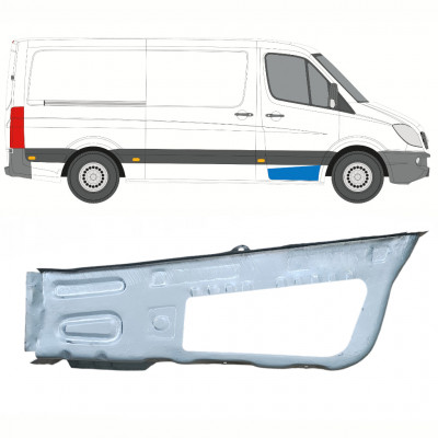 Pannello di riparazione gradino anteriore per Mercedes Sprinter 2006-2018 / Destra 10206