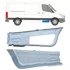 Pannello di riparazione gradino anteriore per Mercedes Sprinter 2006-2018 / Sinistra+Destra / Set 10208