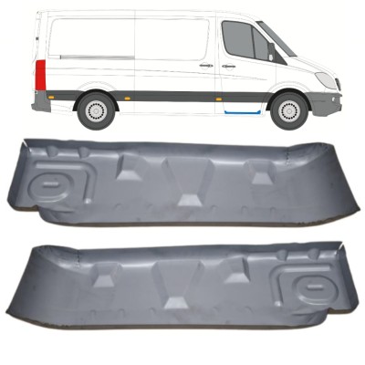 Lamierato riparazione gradino per Mercedes Sprinter 2006-2018 / Sinistra+Destra / Set 15074