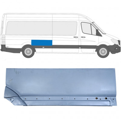 Pannello di riparazione parafango posteriore per Mercedes Sprinter 2006-2018 / Destra 8551