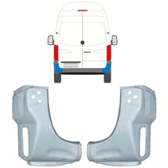 Lamiera di riparazione dell'angolo posteriore per Mercedes Sprinter 2006-2018 / Sinistra+Destra / Set 10496