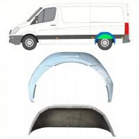 Pannello di riparazione arco ruota posteriore interno per Volkswagen Crafter 2005-2017 / Sinistra / Set 14322