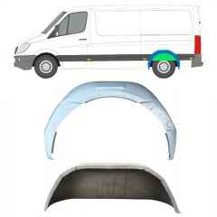 Pannello di riparazione arco ruota posteriore interno per Mercedes Sprinter 2006-2018 / Sinistra / Set 11968