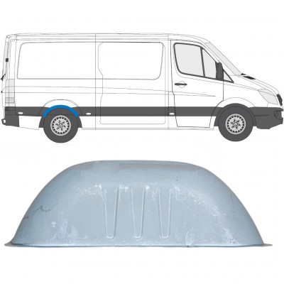 Pannello di riparazione arco ruota posteriore per Mercedes Sprinter 2006-2018 / Sinistra = Destra (simmetrico) 6790