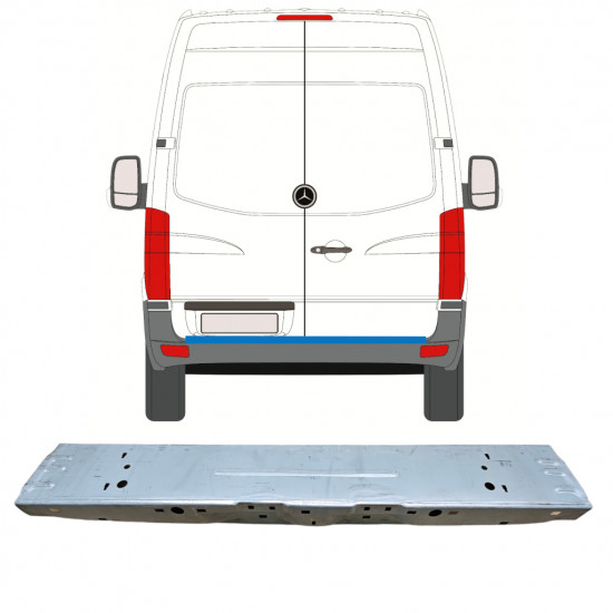 Pannello di riparazione posteriore per Volkswagen Crafter 2005-2017 14239