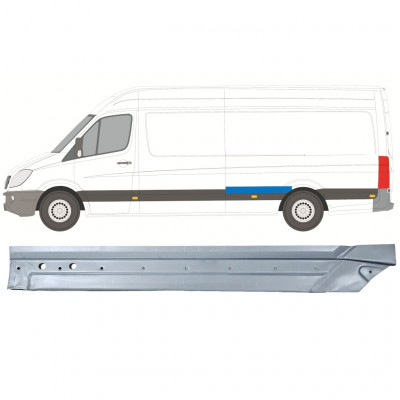 Pannello di riparazione parafango posteriore per Volkswagen Crafter 2005-2017 / Sinistra 14334