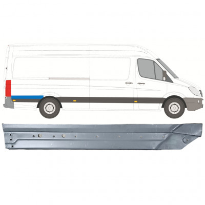 Pannello di riparazione parafango posteriore per Volkswagen Crafter 2005-2017 / Destra 14331