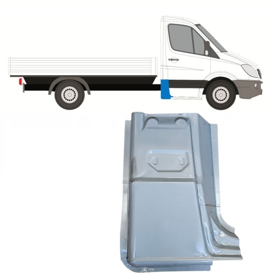 Lamiera di riparazione dell'angolo posteriore per Mercedes Sprinter 2006-2018 / Destra 15069
