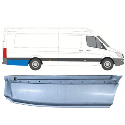 Pannello di riparazione parafango posteriore per Mercedes Sprinter 2006-2018 / Destra 6269
