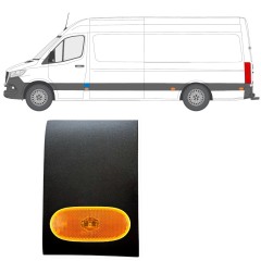 Pannello di modanatura Dietro Porta Anteriore con lampada per Mercedes Sprinter 2018- / Sinistra / Set 12963