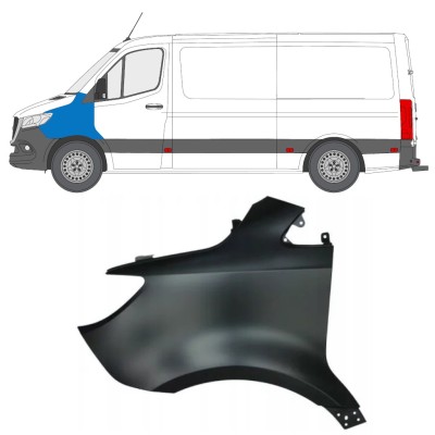 Parafango anteriore per Mercedes Sprinter 2018- / Sinistra 14940