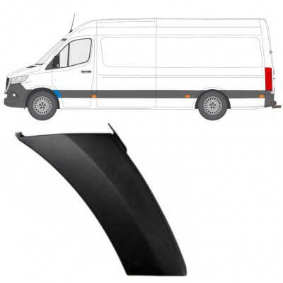 Modanatura parafango anteriore per Mercedes Sprinter 2018- / Sinistra 12931