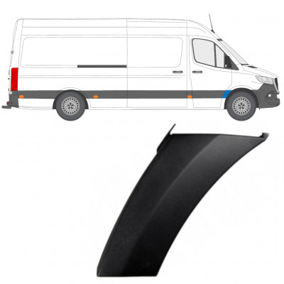 Modanatura parafango anteriore per Mercedes Sprinter 2018- / Destra 12930