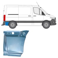 Pannello di riparazione parafango posteriore dietro la ruota per Mercedes Sprinter 2018- / Destra 14545