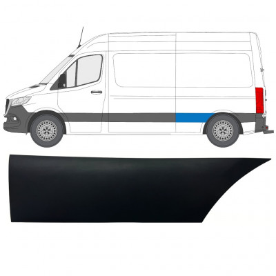 Modanatura laterale parafango posteriore per Mercedes Sprinter 2018- / Sinistra 12939