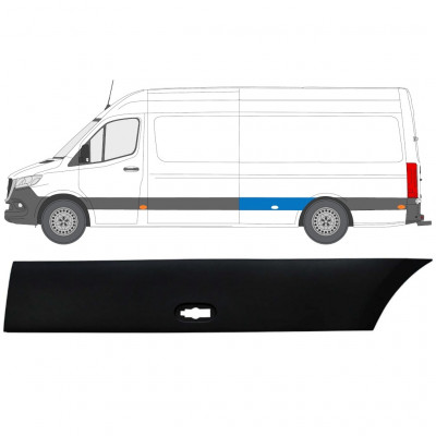 Modanatura laterale parafango posteriore per Mercedes Sprinter 2018- / Sinistra 12935