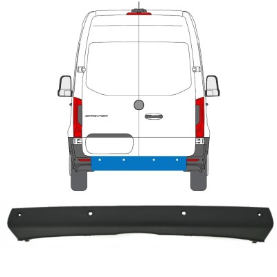 Paraurti posteriore con PDC per Mercedes Sprinter 2018- 14969