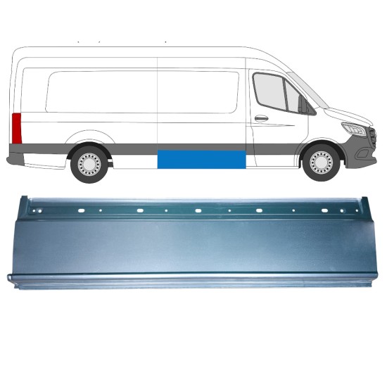 Pannello di riparazione laterale per Mercedes Sprinter 2018- / Destra 14548