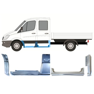 Set di pannelli di riparazione per Mercedes Sprinter 2006-2018 / Sinistra / 15086