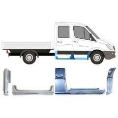 Set di pannelli di riparazione per Volkswagen Crafter 2005-2017 / Destra 15527