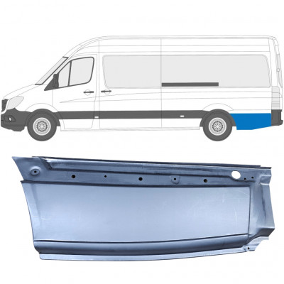 Pannello di riparazione parafango posteriore per Mercedes Sprinter 2006-2018 / Sinistra 6787
