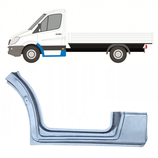 Pannello di riparazione parafango anteriore e sottoporta per Volkswagen Crafter 2005-2017 / Sinistra 13839