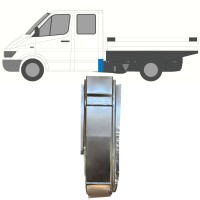 Lamiera di riparazione dell'angolo posteriore per Mercedes Sprinter 1995-2006 / Sinistra 16399