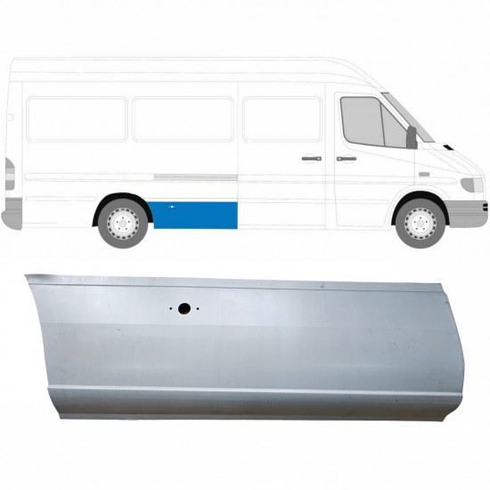 Pannello di riparazione parafango posteriore con foro per Mercedes Sprinter 1995-2006 / Destra 9081