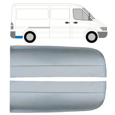Pannello di riparazione sezione posteriore parafango posteriore per Mercedes Sprinter 1995-2006 / Sinistra+Destra / Set 9862