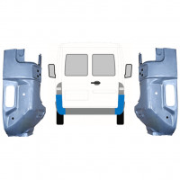 Lamiera di riparazione dell'angolo posteriore per Mercedes Sprinter 1995-2006 / Sinistra+Destra / Set 9715