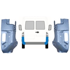 Lamiera di riparazione dell'angolo posteriore per Mercedes Sprinter 1995-2006 / Sinistra+Destra / Set 9715