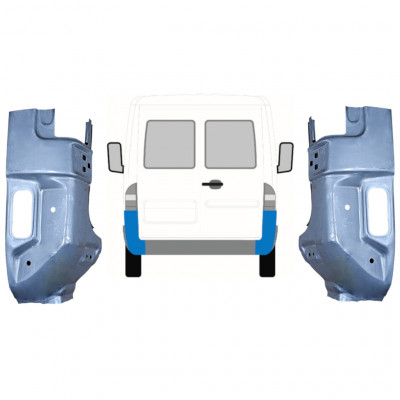 Lamiera di riparazione dell'angolo posteriore per Mercedes Sprinter 1995-2006 / Sinistra+Destra / Set 9715
