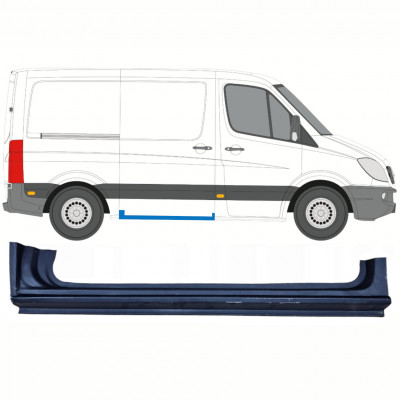 Pannello di riparazione sottoporta porta scorrevole per Mercedes Sprinter 2006-2018 / Destra 8548