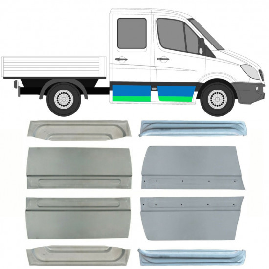 Lamierato riparazione porta per Volkswagen Crafter 2005-2017 / Set 14483