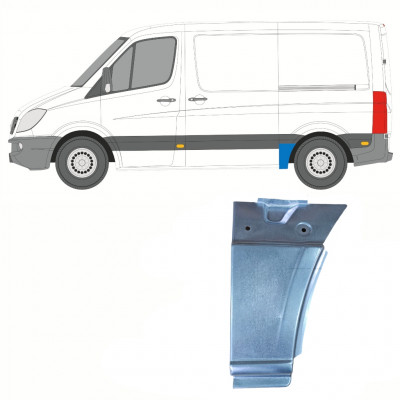 Pannello di riparazione parafango posteriore per Mercedes Sprinter 2006-2018 / Sinistra 8714