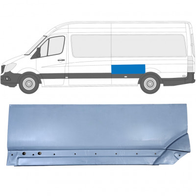 Pannello di riparazione parafango posteriore per Mercedes Sprinter 2006-2018 / Sinistra 8552