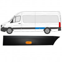 Modanatura laterale parafango posteriore con lampada per Mercedes Sprinter 2006-2018 / Sinistra / Set 9057