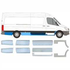 Set di pannelli di riparazione per Mercedes Sprinter 2006-2018 / Sinistra+Destra / 11571