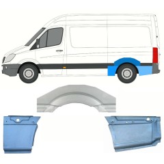 Pannello di riparazione parafango posteriore per Mercedes Sprinter 2006-2018 / Sinistra / Set 8716