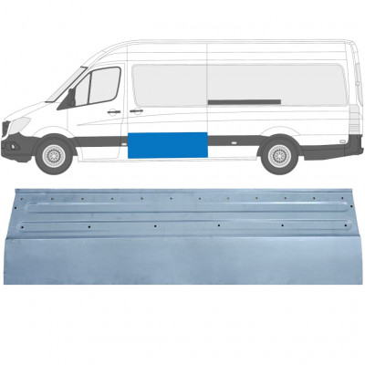 Pannello di riparazione porta scorrevole per Volkswagen Crafter 2005-2017 / Sinistra 14316