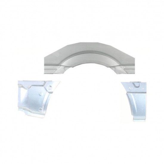 Pannello di riparazione parafango posteriore per Volkswagen Crafter 2005-2017 / Destra / Set 14204