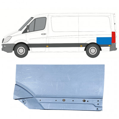 Pannello di riparazione parafango posteriore per Mercedes Sprinter 2006-2018 / Sinistra 11274