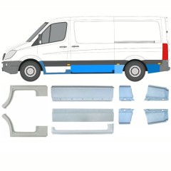 Set di pannelli di riparazione per Mercedes Sprinter 2006-2018 / Sinistra+Destra / 10258