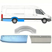 Pannello di riparazione parafango posteriore per Volkswagen Crafter 2005-2017 / Destra / Set 13945