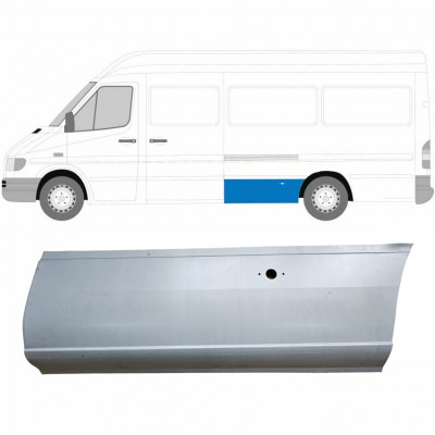 Pannello di riparazione parafango posteriore con foro per Mercedes Sprinter 1995-2006 / Sinistra 9082